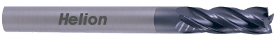 Fresa plana de metal duro extra larga Z4 · 30º